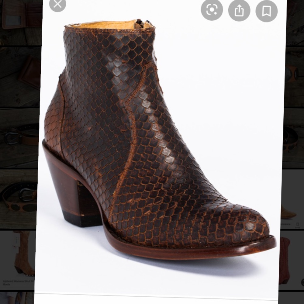 Idyllwind | Western Leather Ankle Boots - Picture 2 of 12